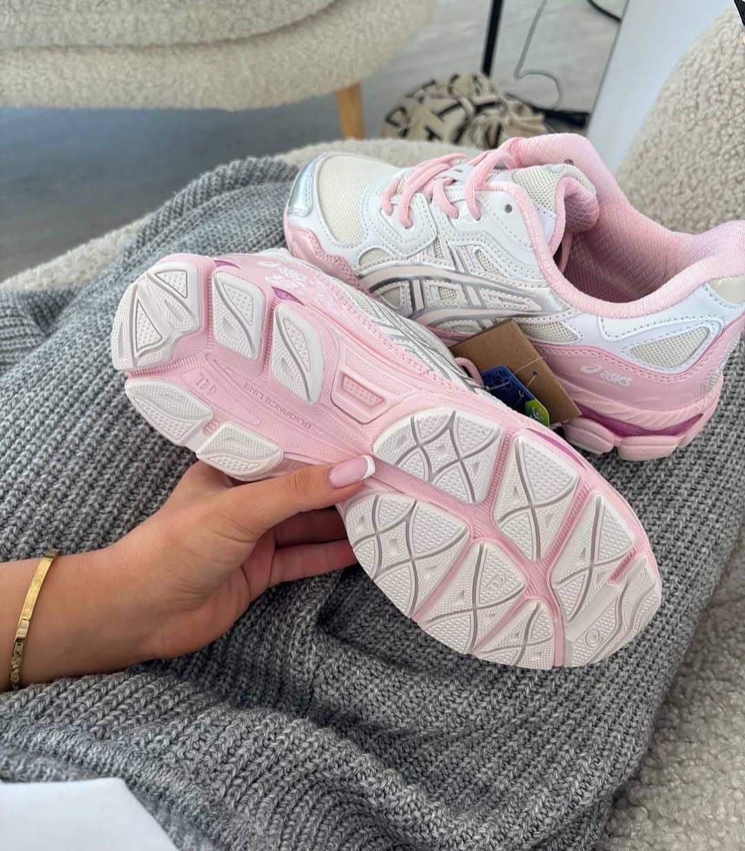 ASICS Gel Nyc Rose argent