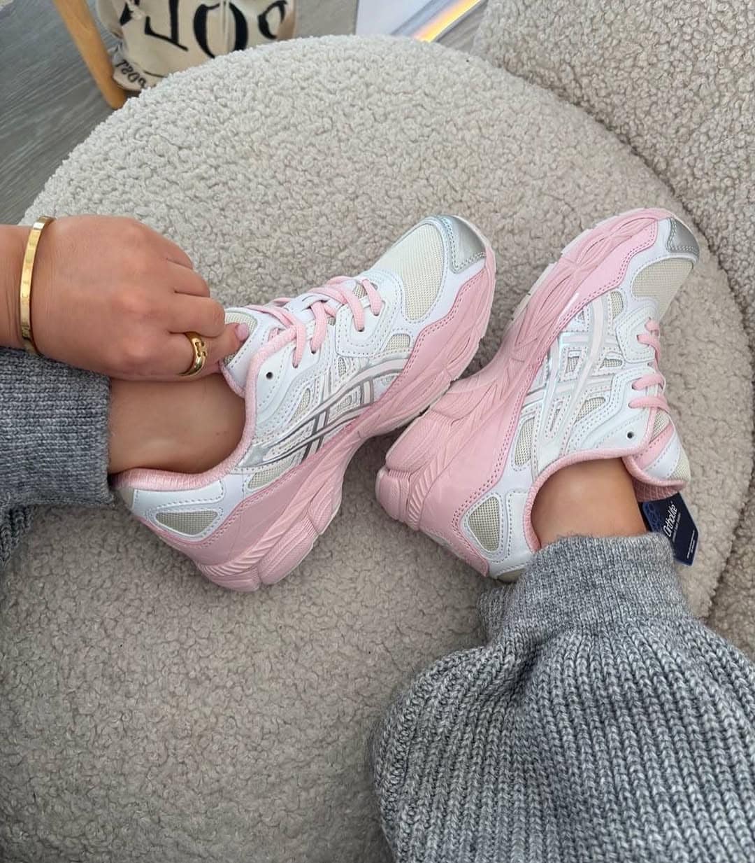 ASICS Gel Nyc Rose argent