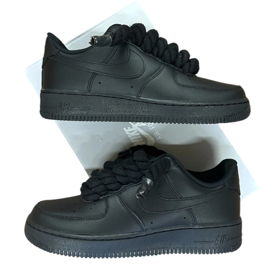 Nike Air Force 1 Rope Laces Black
