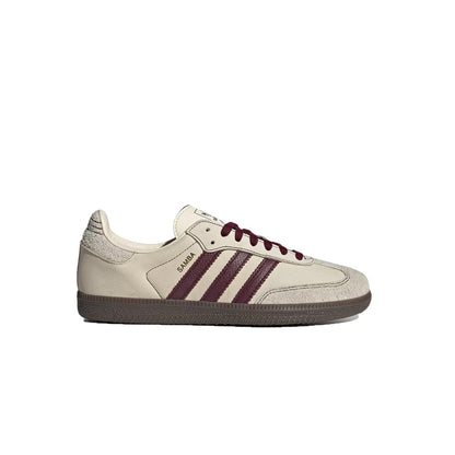 Adidas Samba OG Wonder White Maroon